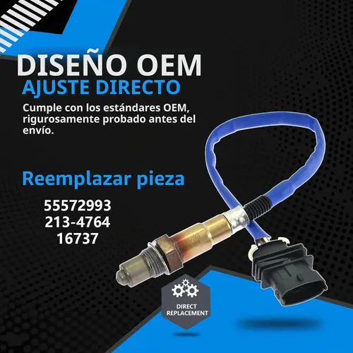 Vista 4 de Sensor de oxígeno Upstream O2 Sensor compatible con Chevy Cruze 2011-2015 2016 Cruze 2012-2020 Limited 2013-2021 Sonic Trax Volt 1.4L L4