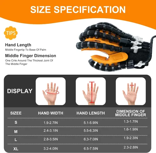 Vista 2 de Guantes de robot de rehabilitación de mano para accidentes cerebrovasculares, equipo de terapia de accidentes cerebrovasculares para adultos