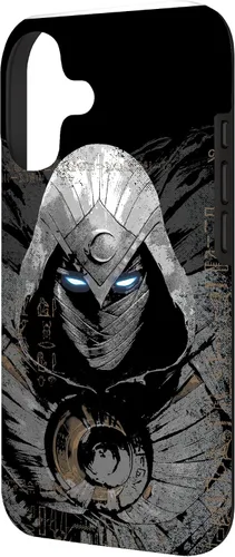 Vista 2 de Marvel Moon Knight Glowing Eyes - Funda de jeroglíficos egipcios para iPhone 17