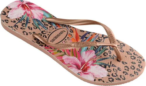 Vista 2 de Havaianas Sandalias delgadas de animales florales para mujer