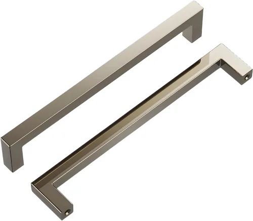 Vista 76 de Hickory Hardware - HH075326-BGB - Manija de la colección Skylight, 3 pulgadas de centro a centro, latón dorado cepillado.