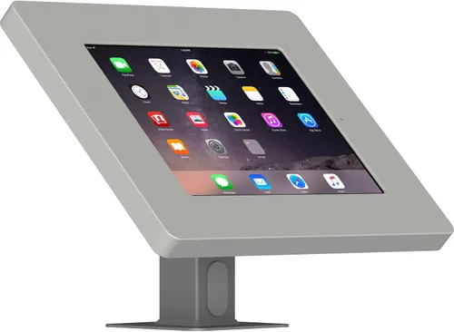 Vista 111 de VidaMount Caja cubierta con botón para el hogar y soporte giratorio e inclinable para escritorio/mesa [paquete] compatible con iPad mini 1/2/3