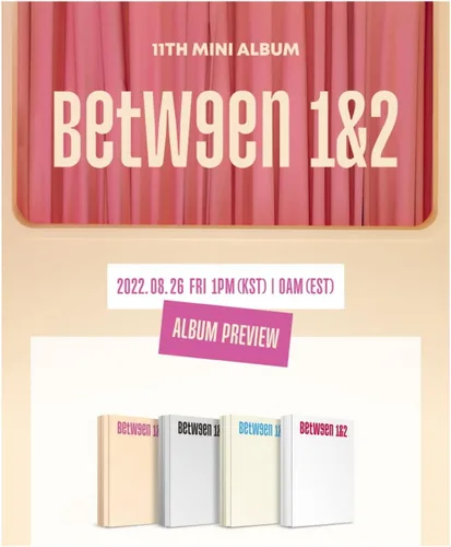 Vista 2 de DREAMUS TWICE 11th Mini Album - Entre 1 y 2 (versión aleatoria) álbum + póster plegado