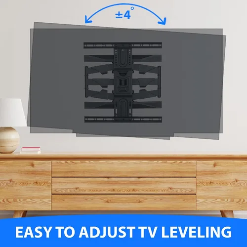 Vista 4 de Soporte de pared para TV Mount Factory para televisores de 40 a 70 pulgadas con cable HDMI (PRO-X6)