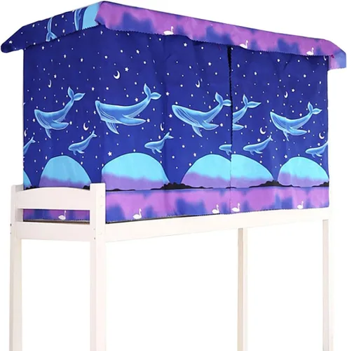 Vista 13 de Lobagve Van Caro - Cortinas de litera transpirables para dormitorio de estudiantes, cortinas de cama transpirables, a prueba de polvo, tela opaca
