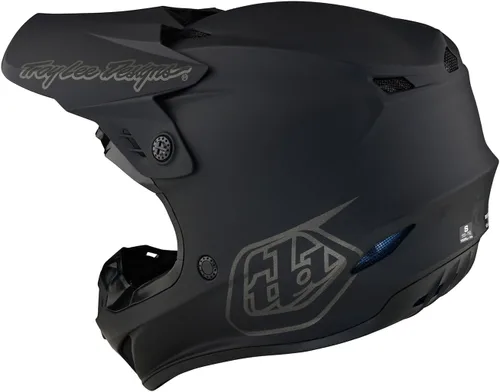 Vista 3 de Troy Lee Designs Casco GP para Motocross MX Todo Terreno Rebanada azul/blanco