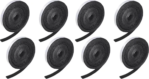Vista 15 de Zonon 4 rollos de tiras de fieltro de 120 pulgadas con respaldo adhesivo, cintas de fieltro para muebles, rollos de tiras autoadhesivas de poliéster