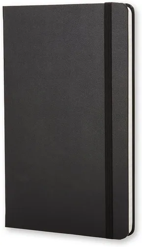 Vista 11 de Moleskine QP060 - Cuaderno clásico, tapa dura, regla horizontal, tamaño grande (ancho x alto x alto): 5.1 x 8.3 in, negro