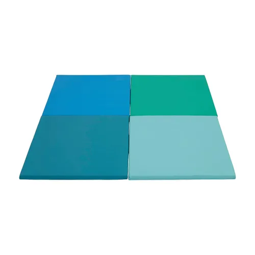 Vista 24 de ECR4Kids SoftZone Play Patch - Tapete de actividades cuadrados, paquete de Surtido