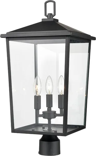 Vista 2 de Millennium Lighting 2983-PBK Tradicional, recubrimiento en polvo negro Negro (Powder Coated Black)