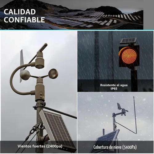 Vista 5 de ACOPOWER - Cargador de batería solar de 5 W y mantenedor de 12 V - Panel solar pequeño impermeable para auto, automotriz, motocicleta, barco