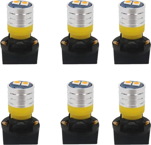 Vista 11 de WLJH Bombilla LED T10 Luces de Tablero de Coche Panel de Instrumentos Cluster Medidor Bombilla W5W 2825 194 LED Socket Giratorio PC195 PC194 PC168