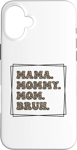Vista 22 de Mama Mommy Mom Bruh Groovy Mommy Funny Mom Mothers Day Case for iPhone 16