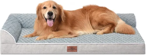 Vista 8 de Comfort Expression Camas para perros de tamaño mediano, camas ortopédicas para perros medianos, camas impermeables con funda extraíble lavable
