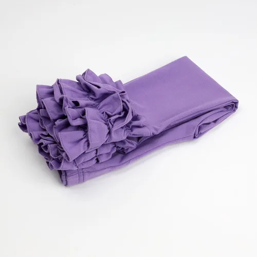 Vista 31 de HOOLCHEAN Leggings de algodón con volantes para bebés y niñas pequeñas
