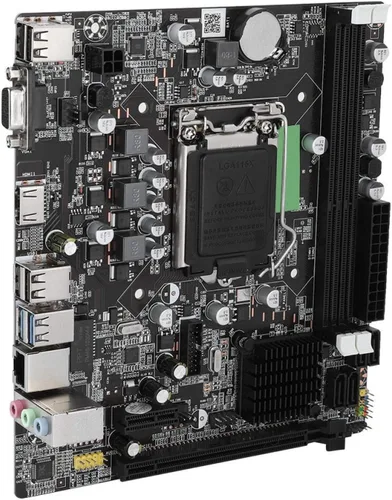 Vista 2 de Tosuny Desktop Computer Motherboard LGA 1155 USB3.0 SATA Mainboard para Intel B75