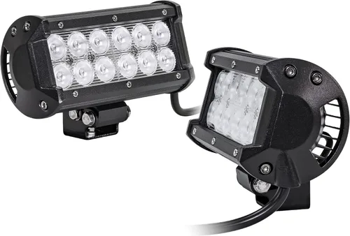 Vista 11 de Faro delantero de 4" LAMPHUS Cruizer de 18W, LED CREE para auto y motocicleta, 4", Inundación