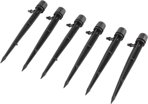 Vista 3 de TOPINCN Drip Irrigation Emitters Sprayer, Drip Emitters Highly Efficient for Lawn Bed (13cm / 5.1in Black)