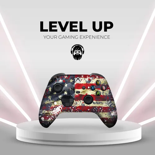 Vista 6 de DreamController Original X-box Wireless Controller Special Edition Customized Compatible with X-box One SX-box Series XS & Windows 10 Made with
