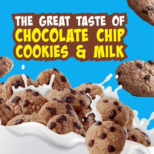 Vista 4 de Cereal para el Desayuno Cookie Crisp, Sabor a Galleta con Trocitos de Chocolate, Hecho con Grano Integral, 10.6 oz