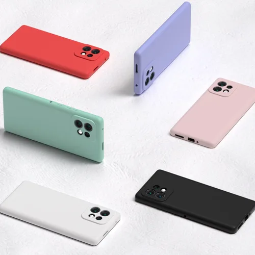 Vista 5 de Moto Edge + 2023 5G Funda, silicona líquida suave protectora y forro de microfibra antiarañazos, a prueba de golpes, compatible con Moto Edge Plus