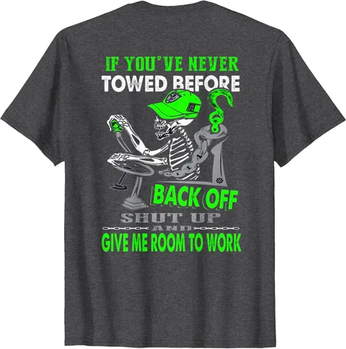 Vista 26 de Proud Tow Truck Operator - Camiseta, Negro, S