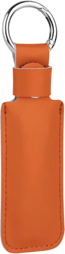 Vista 9 de Estuche de cuero de microfibra para unidad flash USB - Funda protectora antipérdida con llavero, estuche de almacenamiento portátil pequeño