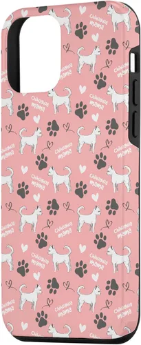 Vista 2 de iPhone 12 mini Chihuahua mamá rosa mujeres caso de regalo