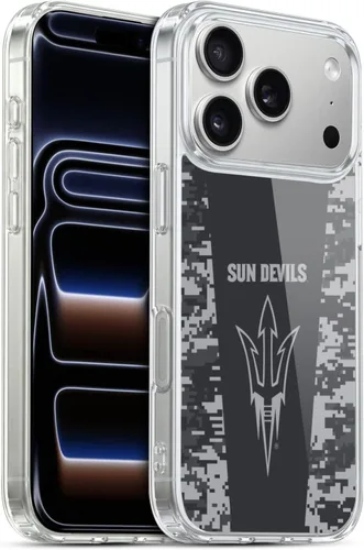 Vista 204 de Head Case Designs Funda de gel ASU Camou con licencia oficial de la Universidad Estatal de Arizona [protección de grado militar] compatible