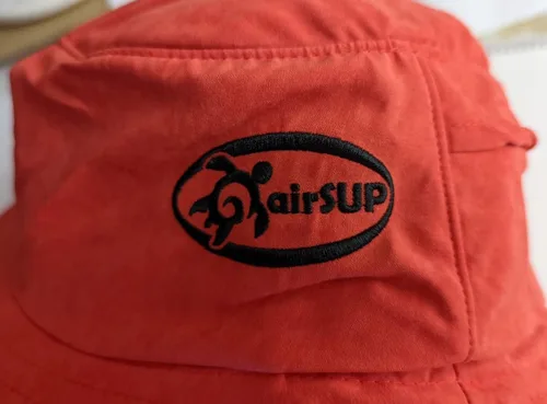 Vista 5 de airSUP Sombrero de pescador para surf y protección solar de ala ancha de poliéster de secado rápido