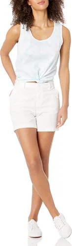 Vista 5 de Tienda Essentials Camiseta sin mangas para mujer, de corte clásico, 100% algodón, paquete de 2