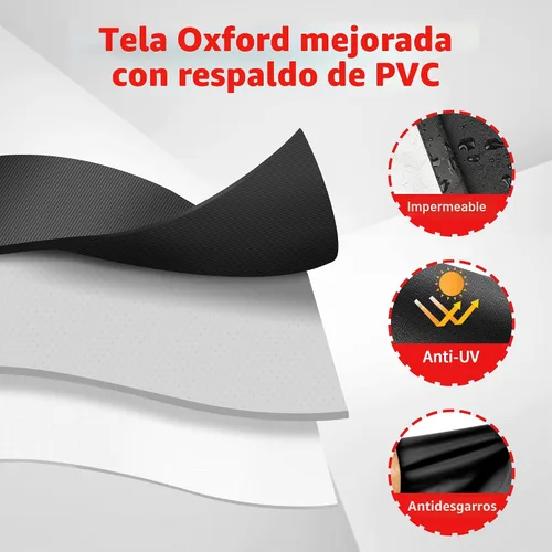 Vista 3 de iCOVER – Funda redonda para parrilla, cubierta de 29" de diámetro x 38" de alto para parrilla de carbón, cubierta impermeable para parrilla