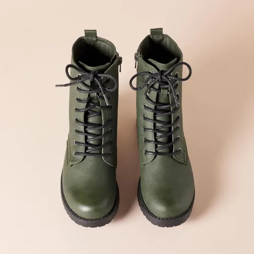 Vista 5 de Tienda Essentials Botas de combate con cordones para mujer