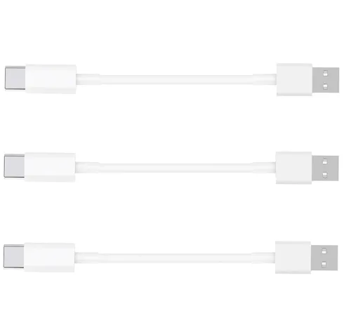 Vista 11 de Cable USB a USB C de 1 pie, paquete de 5 cables cortos de 8 pulgadas USB-C de 60 W de carga rápida para iPhone 18 Pro Max, iPhone Duo 17 16 15