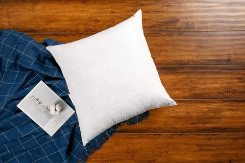 Vista 3 de JA COMFORTS Relleno de almohada de plumón de ganso de 28 x 28 pulgadas (juego de 1), relleno de plumón de 5%, alto peso, funda de algodón de 250
