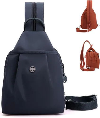 Vista 12 de Bolsa impermeable de 2 vías, impermeable Oxford de gran capacidad convertible al hombro, bolso cruzado
