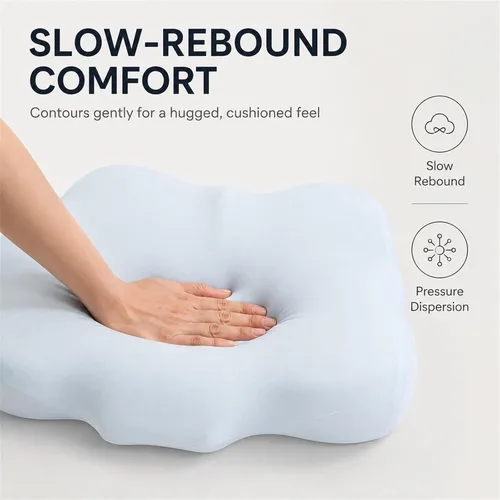 Vista 6 de Almohada cervical ergonómica de espuma viscoelástica para aliviar el dolor