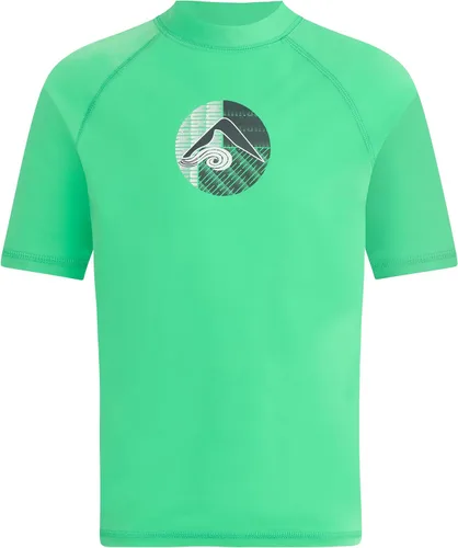 Vista 37 de Kanu Surf Boys Haywire UPF 50+ Sun Protective Rashguard Swim Shirt Estrellas Alaska Blue