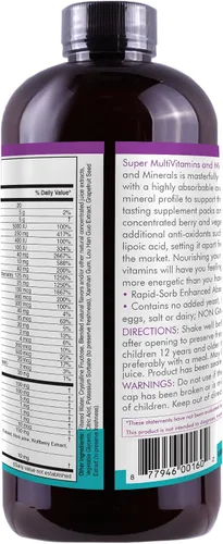 Vista 6 de Life Solutions Super Multivitaminas y Minerales, Alta Potencia, 32 oz