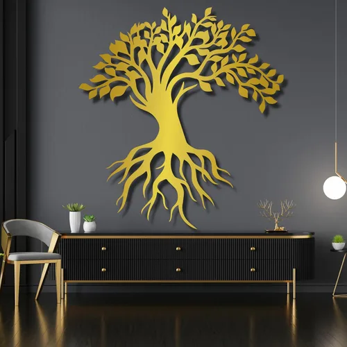 Vista 4 de Decoración de pared de árbol de la vida, árbol de la vida, árbol de la vida, decoración de pared de árbol de metal grande, regalo de inauguración