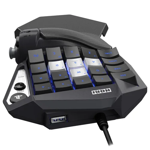 Vista 3 de HORI Tactical Assault Commander (TAC) Mechanical Keypad for PlayStation5, PlayStation4, and PC- PC-Style Keypad for FPS, MMO, and more - Officially