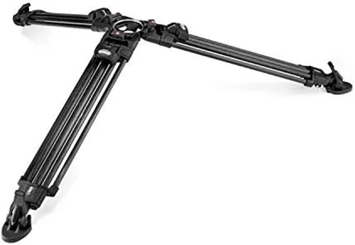 Vista 2 de Manfrotto Fibra de carbono 645 Trípode de cámara de vídeo profesional, patas gemelas rápidas, soporte de cámara para cámaras digitales, cámaras sin