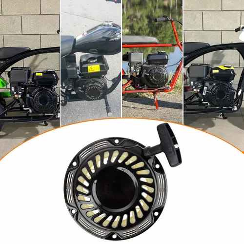 Vista 3 de FVRITO Conjunto de Arranque Manual Compatible con Motor de Retroceso Predator 212cc 196cc 6.5hp Coleman CT200U CT200U-EX BT200X Mini Bicicleta KT196