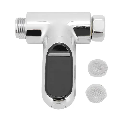 Vista 9 de Termómetro de ducha, pantalla digital LED de lectura instantánea, sensor de temperatura del agua con energía hidroeléctrica, diseño de ajuste