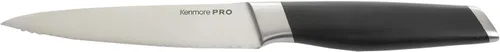 Vista 5 de Kenmore Pro Truman - Juego de bloques de cuchillos de acero inoxidable, 6 piezas, color negro