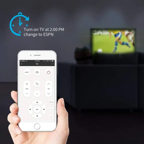 Vista 6 de Broadlink WiFi Smart Home Hub RM Mini 3 (solo Wi-Fi de 2.4 GHz) Automatización IR Aprendizaje Control remoto universal para TV Compatible con Alexa