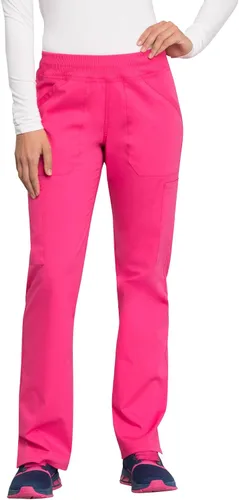 Vista 12 de Pantalones quirúrgicos Workwear Professionals para mujer, pantalón cargo sin cierre, elástico suave, WW170 Negro