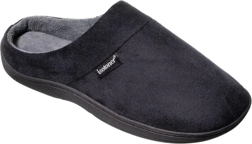 Vista 8 de Pantufla Isotoner con talón abierto, con espuma viscoelástica, suela interior y exterior, para hombre