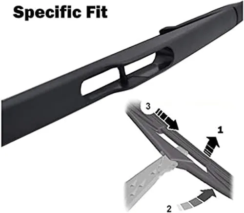 Vista 5 de Car Rear Window Windshield Wiper Blade Washer,for Opel for Zafira B Mk2 2005-2011,Car Rear Wiper Blade