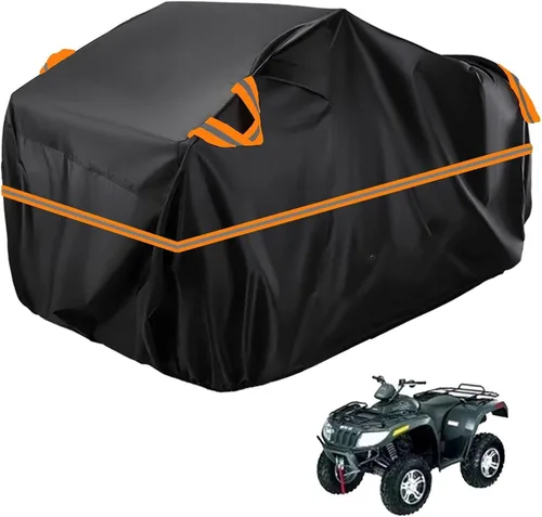 Vista 341 de Cubierta para ATV impermeable compatible con Arctic Cat H1 EFI TRV Cruiser 4x4 2011, cubierta de 210D para vehículos de 4 ruedas, cubierta para quad